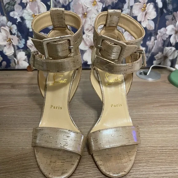 CHRISTIAN LOUBOUTIN Liege Pepite Multipot 100 Sandals - Picture 4 of 5